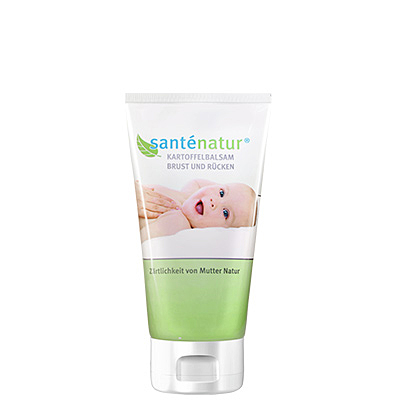 Santenatur Potato Children Cream (Chest & Back) 50 ml. เกราะป้องกันลูกน้อย ปลอดภัย วางใจหายห่วง ช่วยให้หลับสบาย ป้องกันและบรรเทาผิวจากผดผื่น