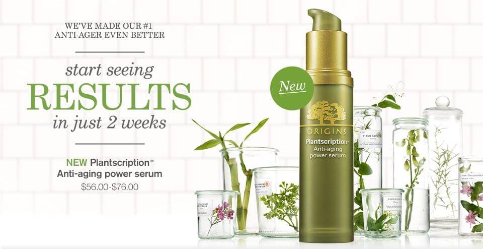 Origins,Origins Plantscription Anti - Aging Power Serum,Origins Plantscription,Origins เซรั่ม,ออริจินส์ ลดริ้วรอย,เซรั่มลดเลือนริ้วรอย