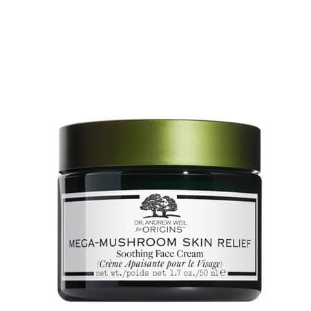 ORIGINS , Dr.Andrew Weil For Origins Mega-Mushroom Skin Relief soothing Face Cream , ครีมเนื้อเข้มข้น , ครีมเห็ดหลินจือ 