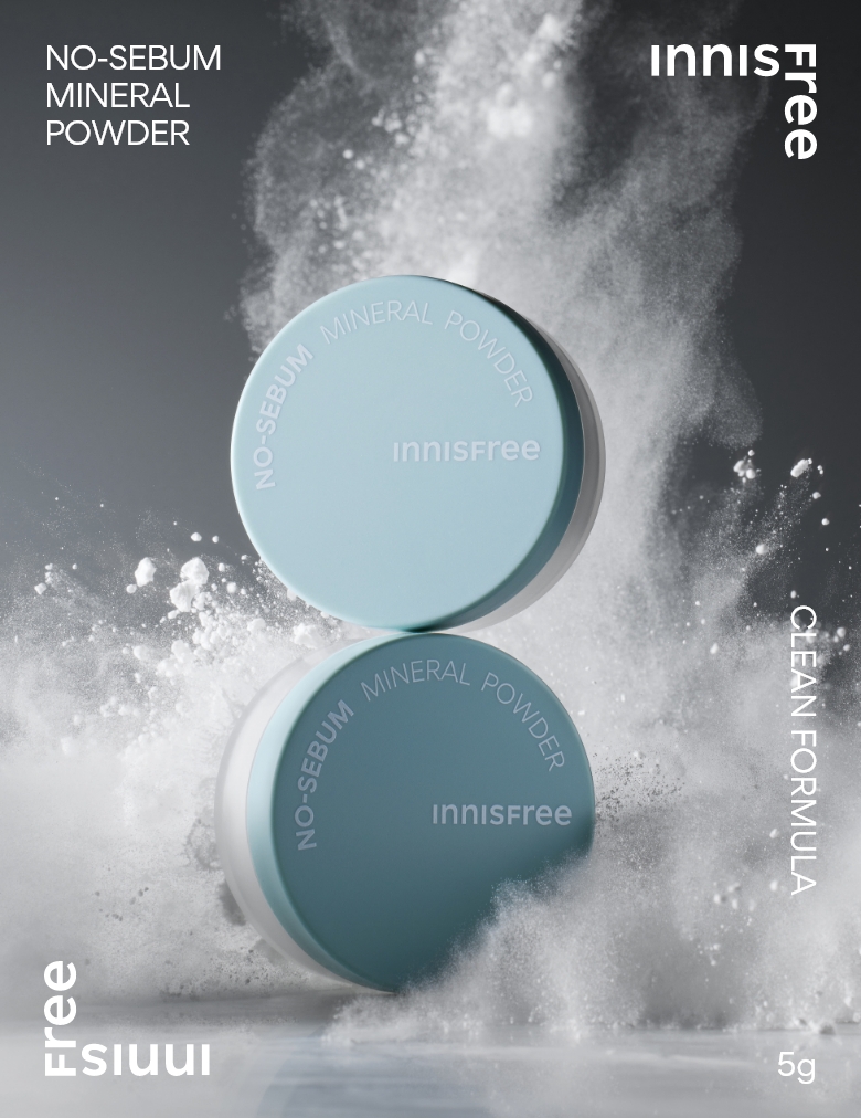 No-Sebum Mineral Powder 5g (New Package),แป้ง innisfree ตัวไหนดี,แป้งฝุ่น innisfree no-sebum mineral powder รีวิว,แป้งอัดแข็ง innisfree รีวิว